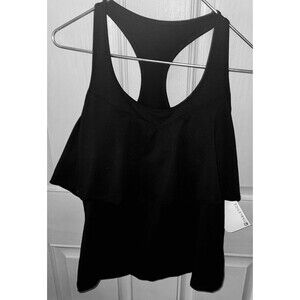 NWT Fabletics Women’s Ashlynn Black Athletic Tank Top Size XL 12/14 $54.95